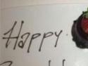 Happy Birthday Plate (Large)